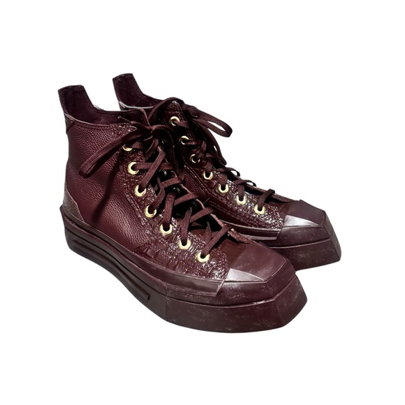 Converse Women's Chuck 70 De Luxe Squared Croc-embossed Leather Limited Size 8.5 - Picture 2 of 8